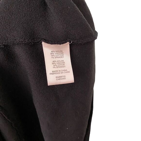 Rebecca Taylor Animal Print Detail Black Sleeveless A Line Dress in Size Small - Picture 8 of 8